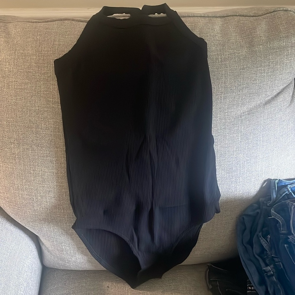 Brand new- loft black bodysuit